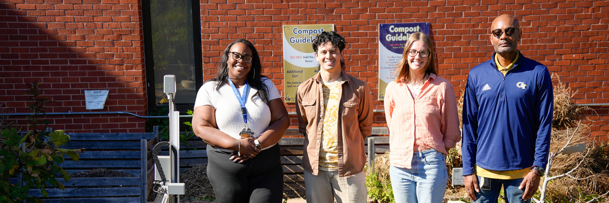 The FarmBot in Georgia Tech's Community Garden serves as a test bed for designing related learning experiences.